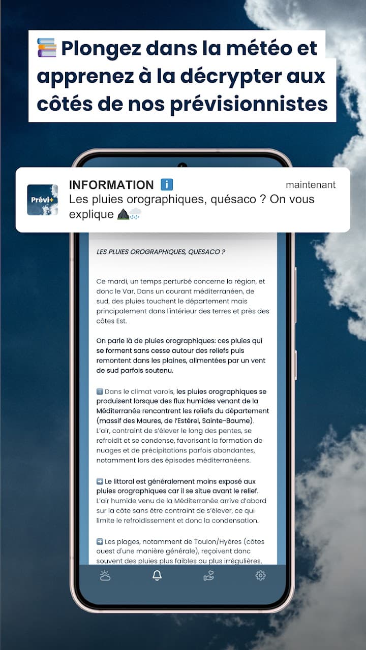 Plongez dans la météo et apprenez à la décrypter aux côtés de nos prévisionnistes