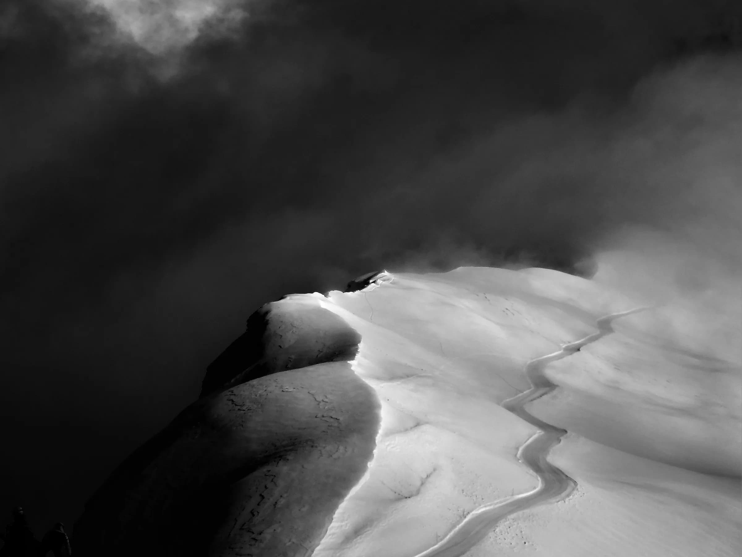 Neige dans les Alpes
