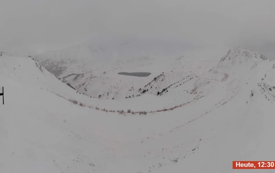 Les Arcs sous la neige
