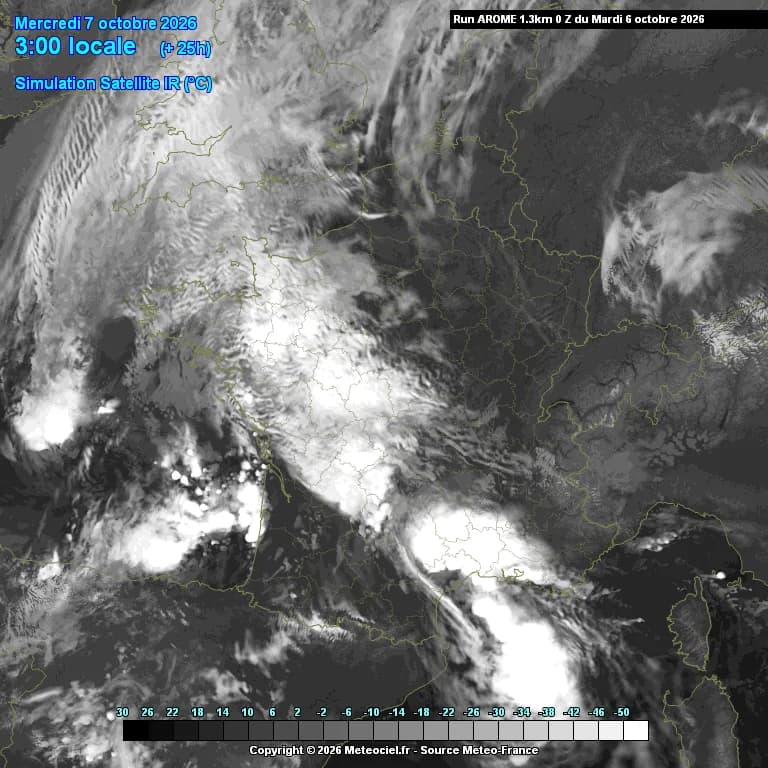 Modélisation image satellite mercredi 3 h